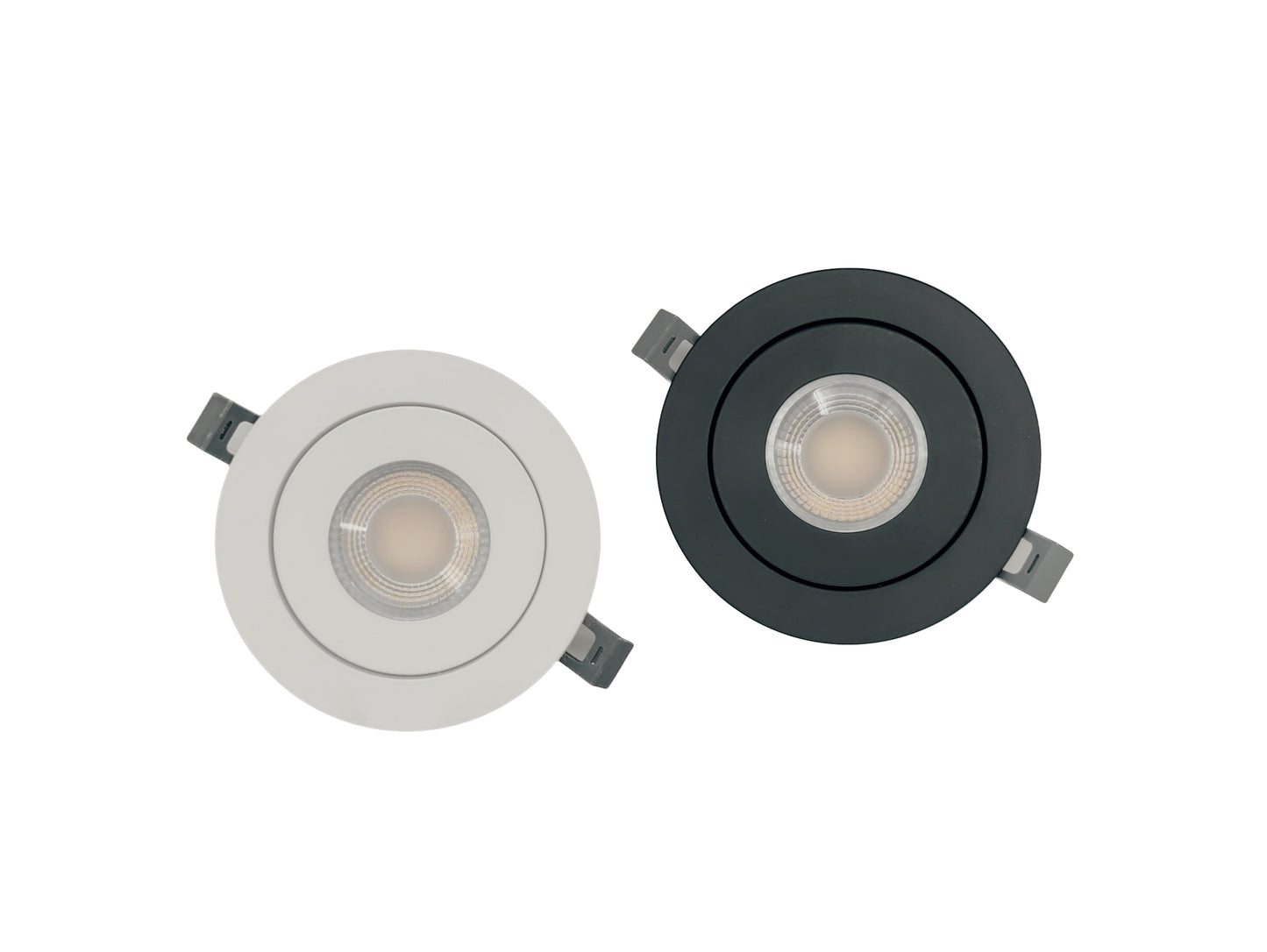Dawnray CP04GR-WH/BK 4" LED Slim Gimbal Round - 6pcs in One Pack
