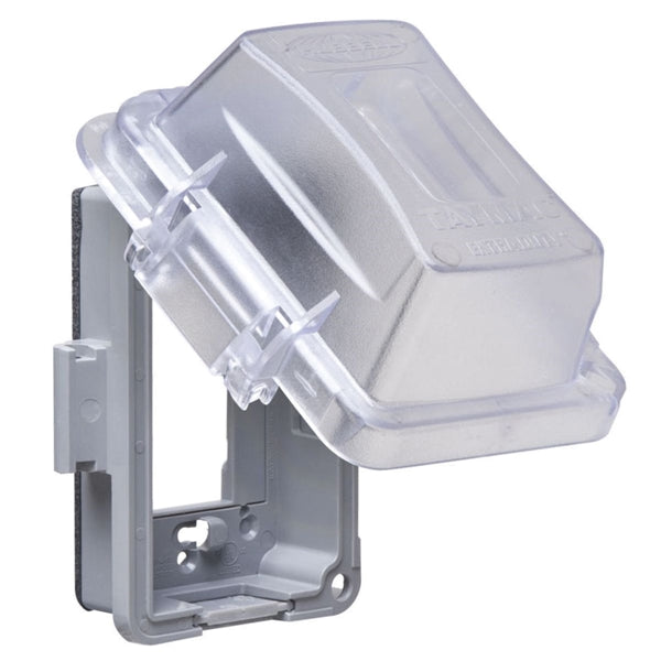 TayMac MM410C Weatherproof In-Use Outlet Cover, Horizontal/Vertical, 16-in-1, 2-3/4 in. Deep