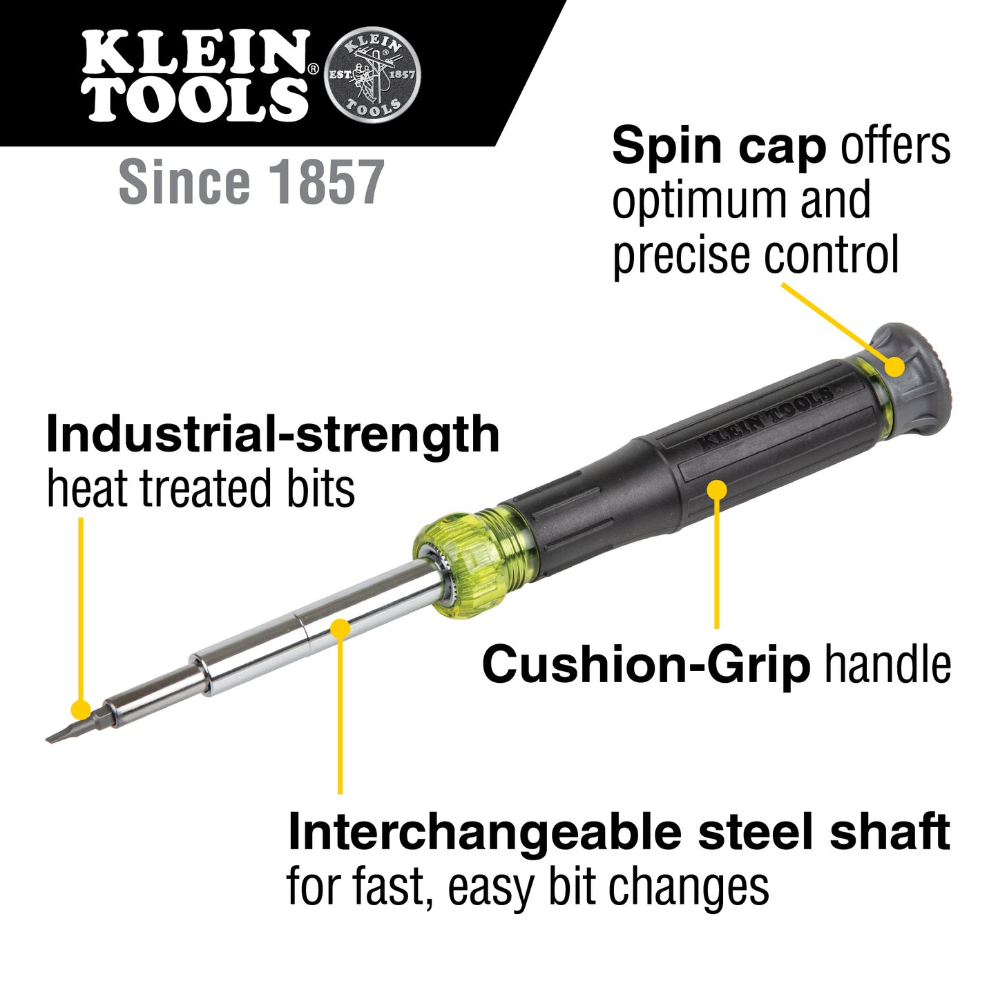 Klein Tools 32314 14-in-1 Precision Screwdriver/ Nut Driver