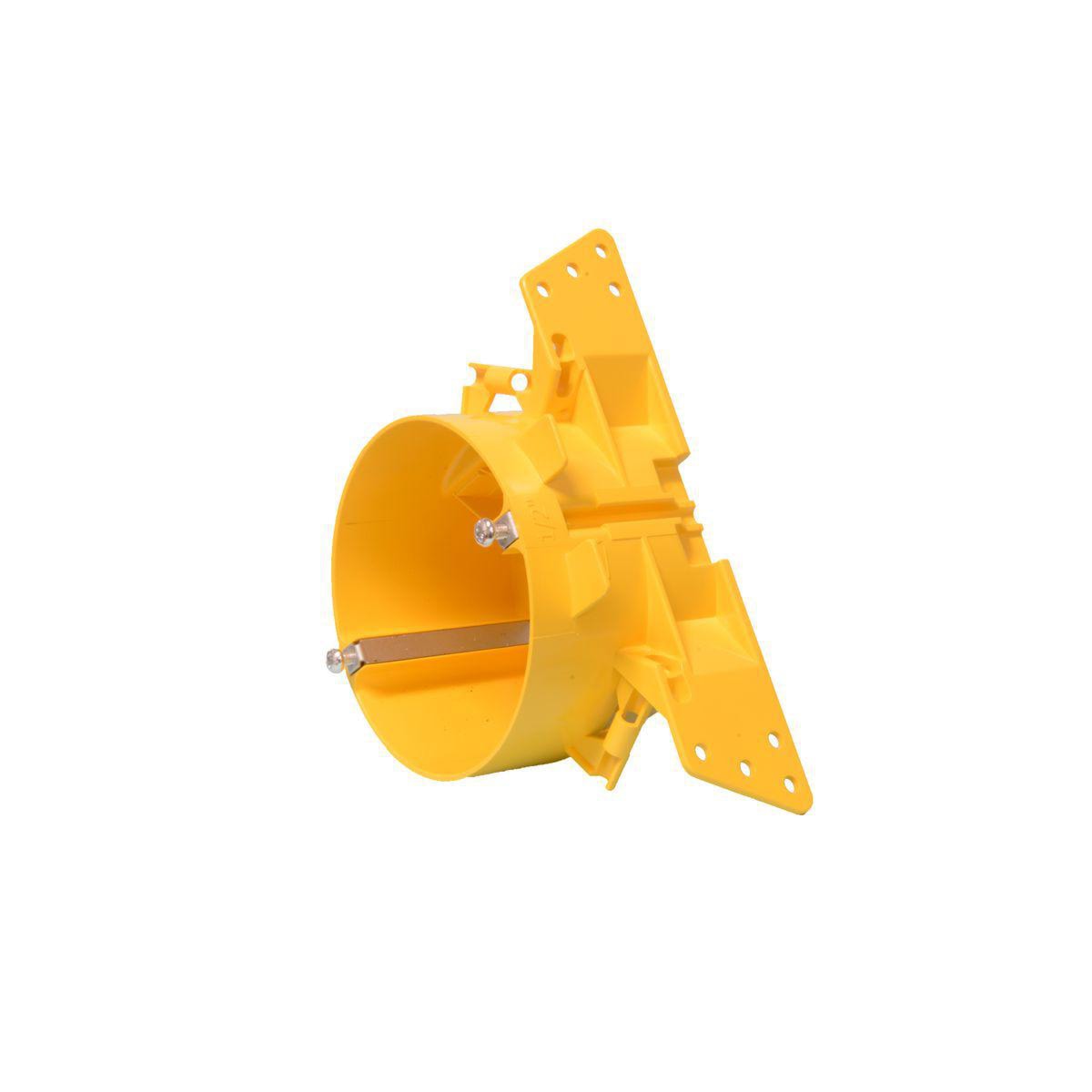 2028R | Non-Metallic Boxes, 4 In. Round Ceiling Box, Yellow