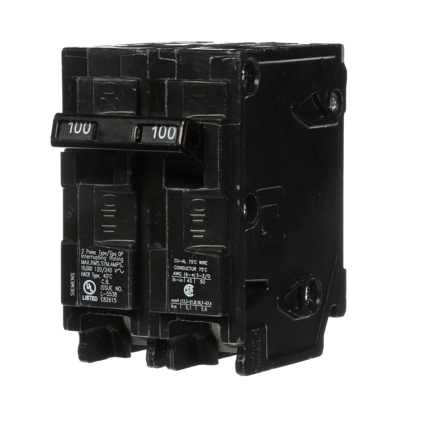 Q2100 - Siemens 100 Amp 2 Pole Circuit Breaker