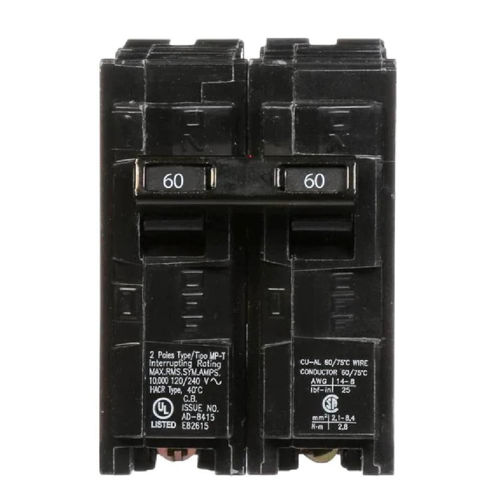 Q260 - Siemens 60 Amp 2 Pole Circuit Breaker