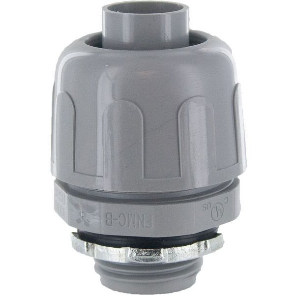 Techspan CCNY5008 Non-Metallic Connector Liquid Tight Connector Str., 1/2 in