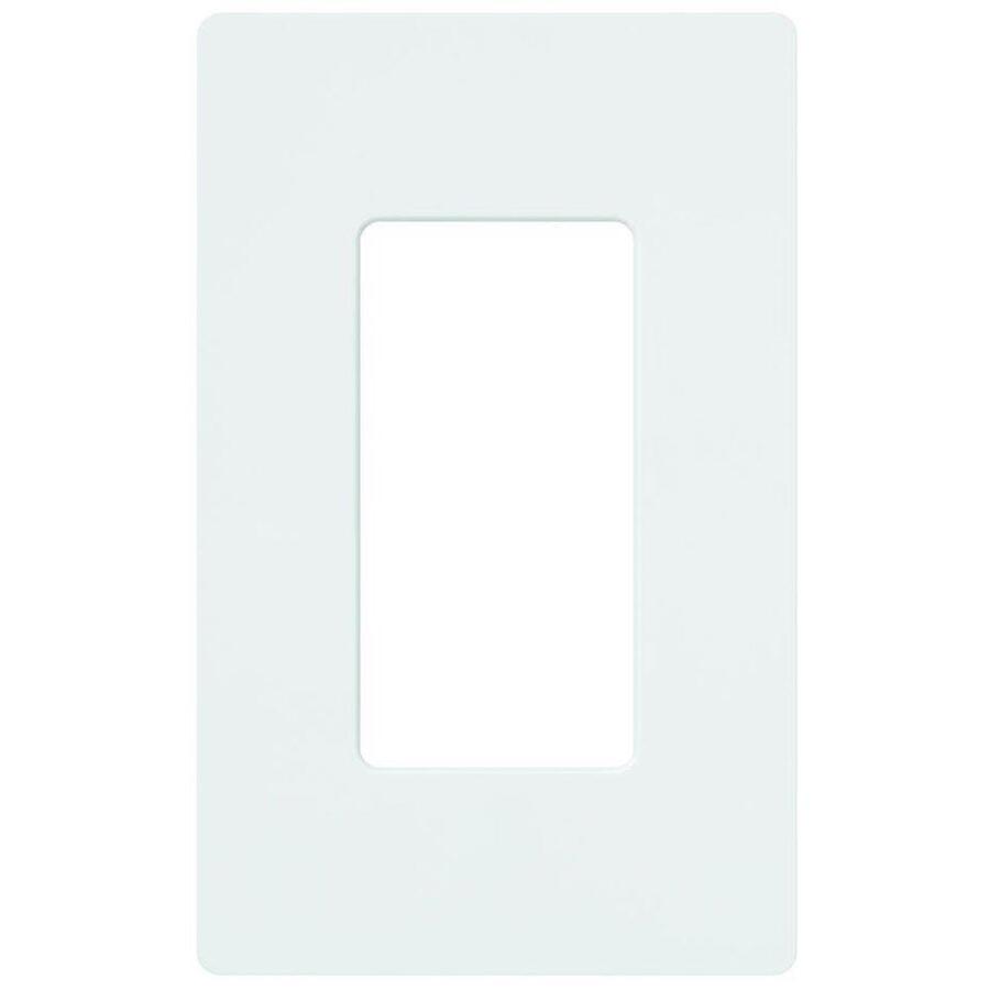 Lutron CW-1-WH Claro 1 Gang Wallplate, Gloss White