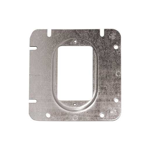 72C10 | Hubbell Tapa cuadrada de 4-11/16 in, tapa elevada de 3/16 in, abertura para un dispositivo