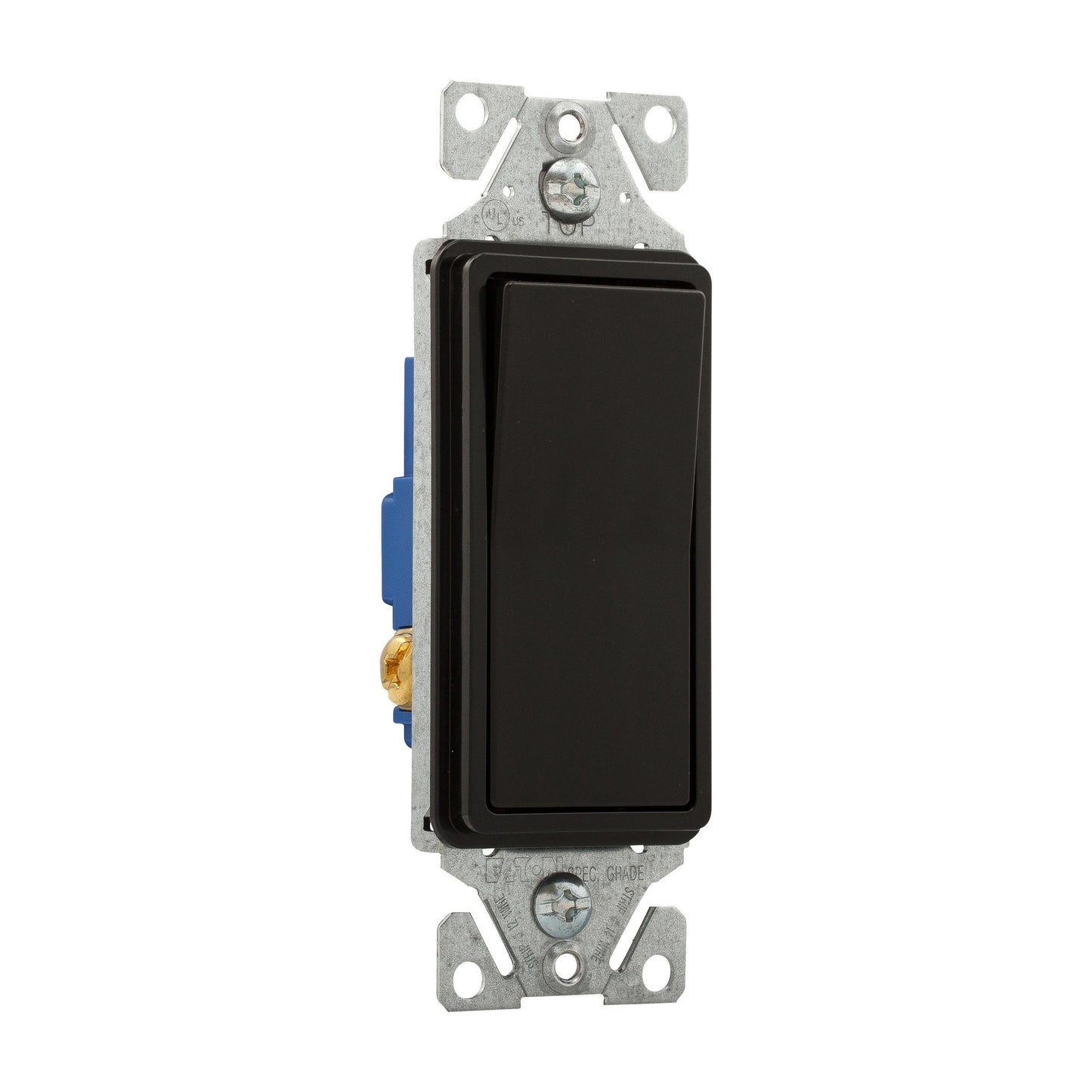 Eaton 7503BK 3-Way Decorator Switch, 15Amp, 120/277V, Black