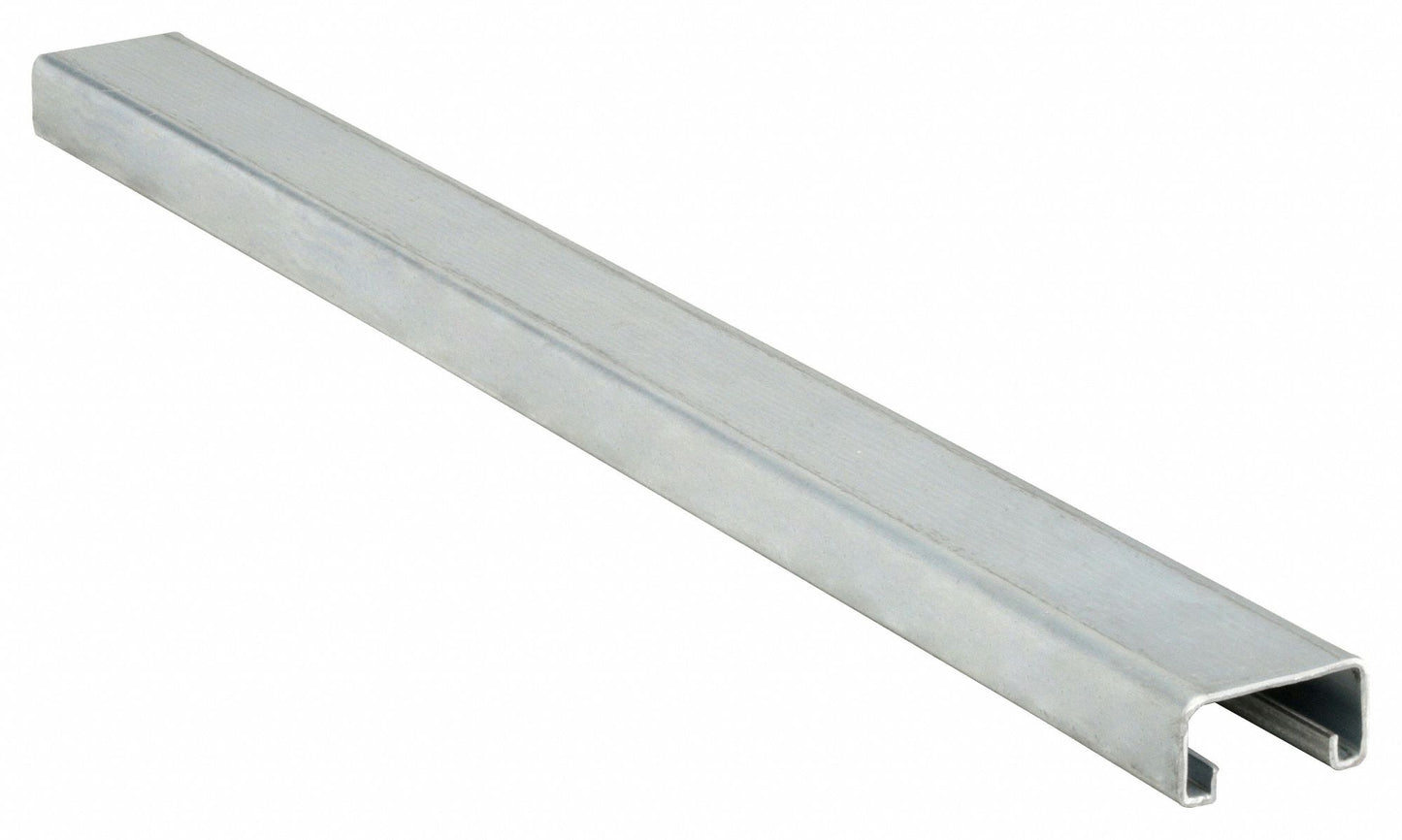 Superstrut Half Solid Steel Channel, Shallow Depth, 10FT x 1-5/8" x 13/16"