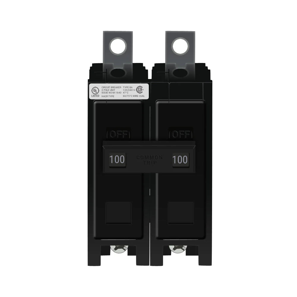 BAB2100 - Eaton 100 Amp 2 Pole Bolt-on Circuit Breaker