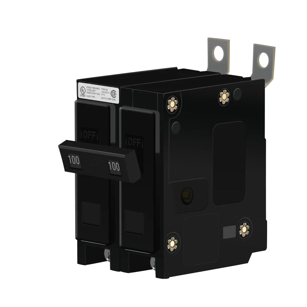 BAB2100 - Eaton 100 Amp 2 Pole Bolt-on Circuit Breaker
