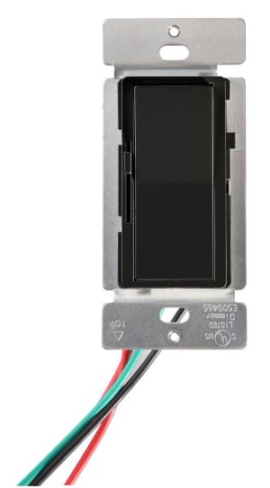 Votatec BAK-004AG Slide Dimmer, Single Pole or 3-Way, White
