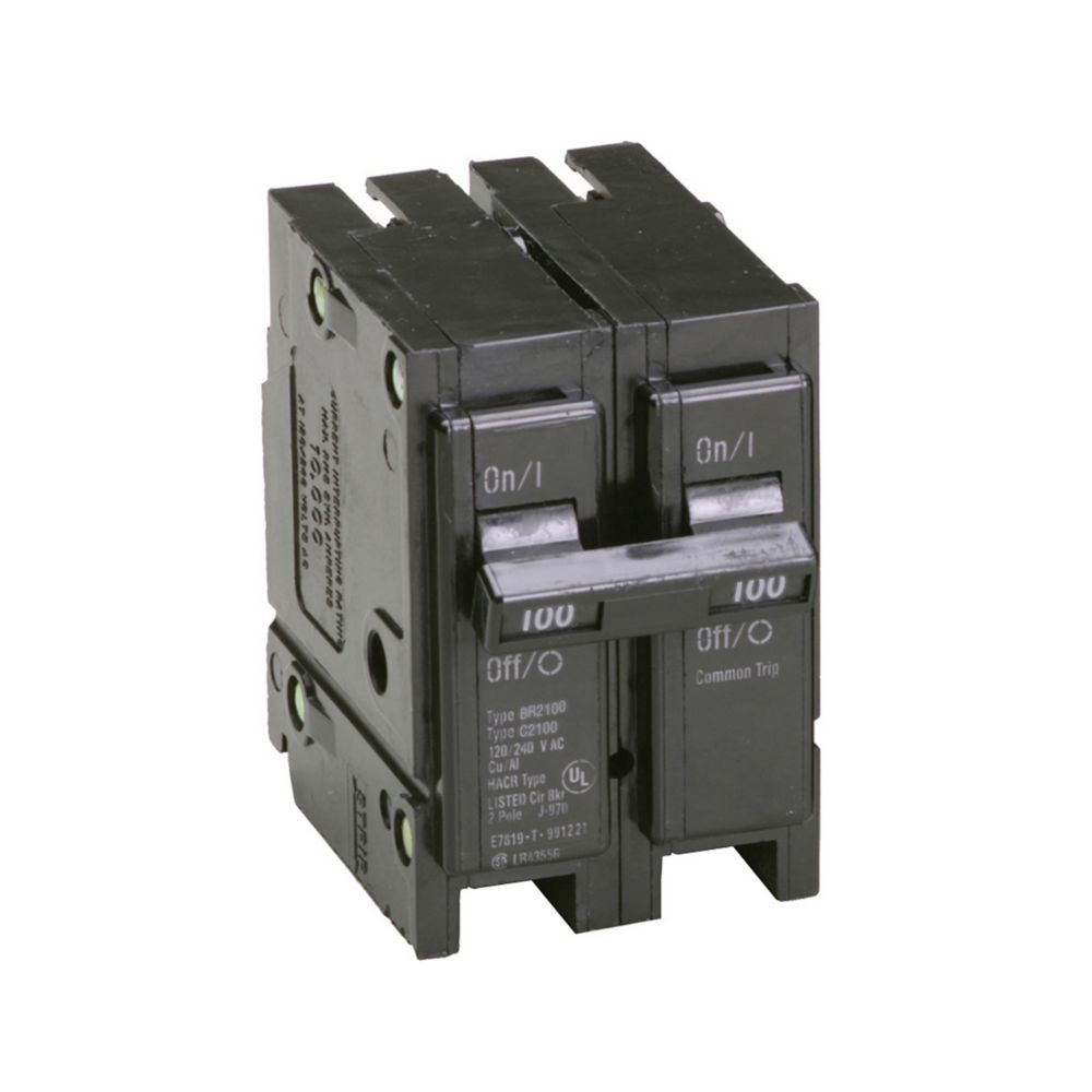 BR2100 - Eaton Cutler-Hammer 100 Amp 2 Pole Circuit Breaker