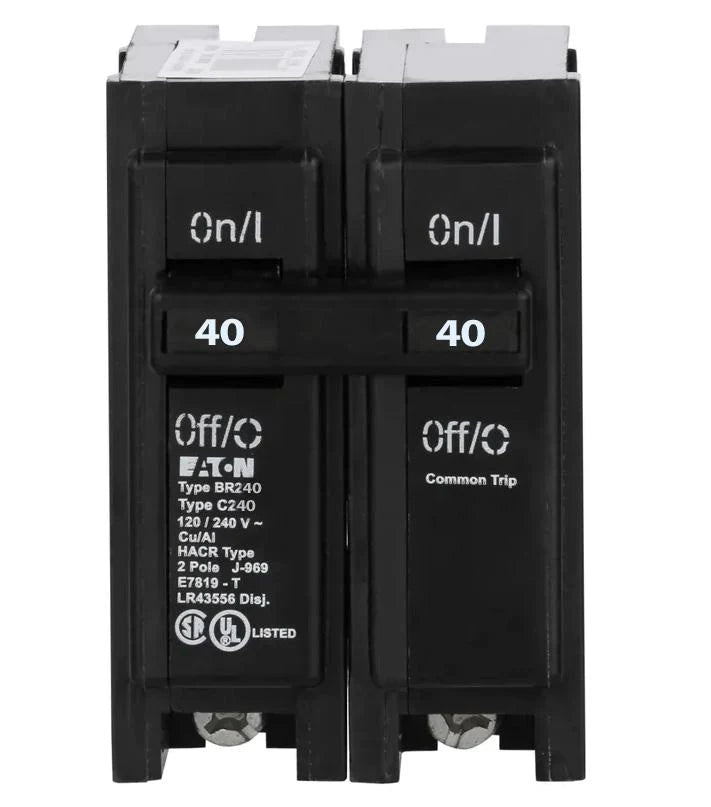 BR240 - Eaton Cutler-Hammer 40 Amp 2 Pole Circuit Breaker