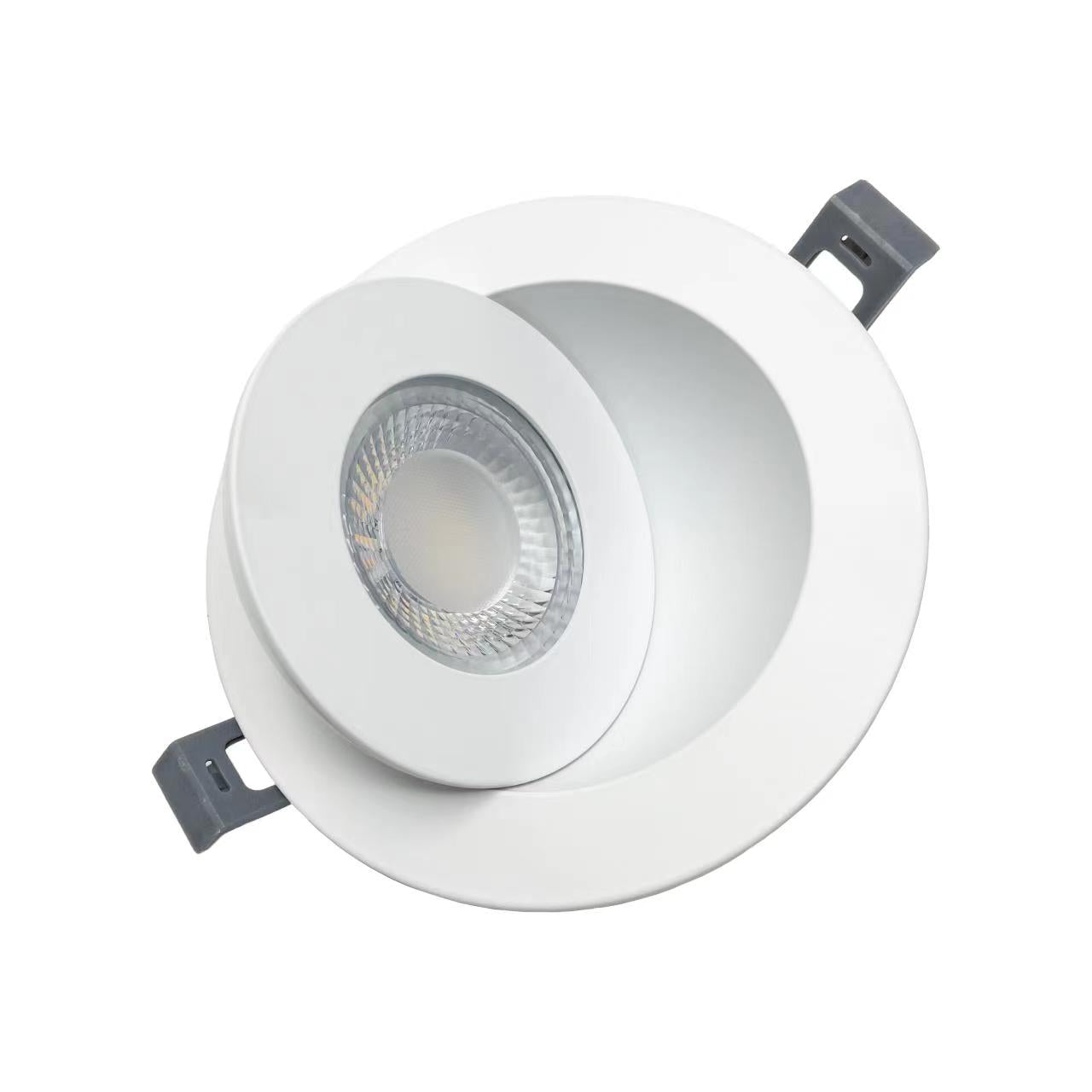 Dawnray CP04GR-WH/BK 4" LED Slim Gimbal Round - 6pcs in One Pack