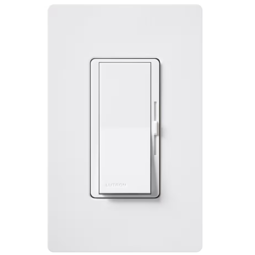 Lutron DVCL-153PH-WHC Diva LED+ Dimmer Switch, Single Pole or 3-Way, White