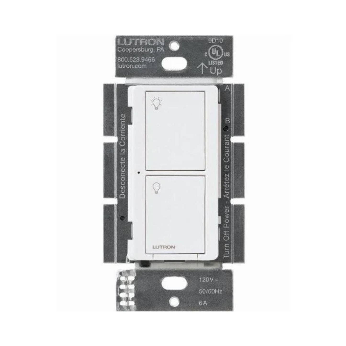 Lutron PD-6ANS-WH Caseta Wireless Multi-Location Switch