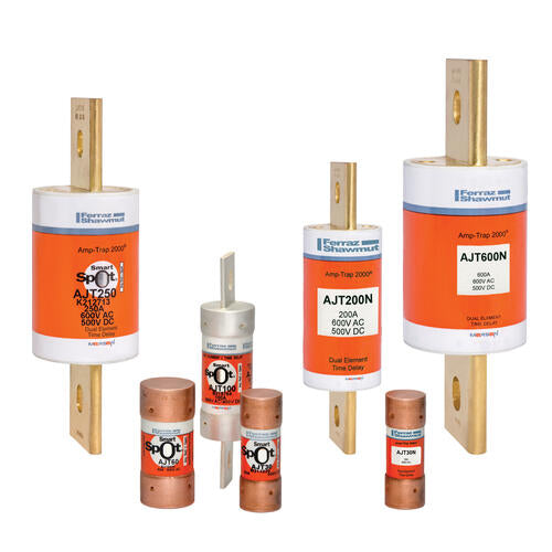Mersen AJT15 Fuse - Class J - 15A Time-delay 600VAC 400VDC