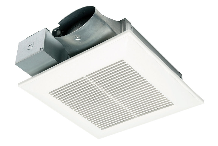 Panasonic FV-0510VS1 WhisperValue® DC Spot Ventilation Fan, Low Profile, 50/80/100 CFM