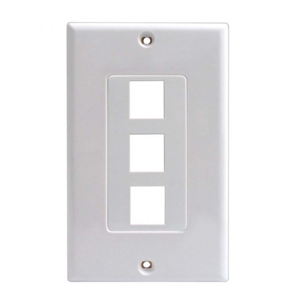 Decora Style Wall Plate & Insert White | SC-DJ3