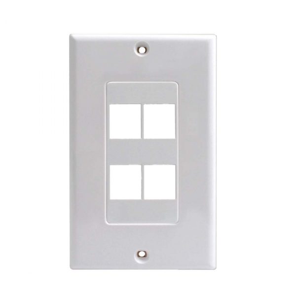 Decora Style Wall Plate & Insert White | SC-DJ4