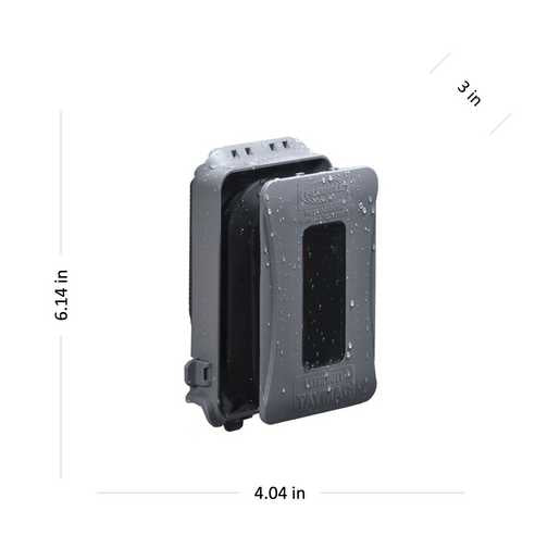 Hubbell ML500GCN 1-Gang Weatherproof In-Use Cover, Expandable, EXTRA DUTY®