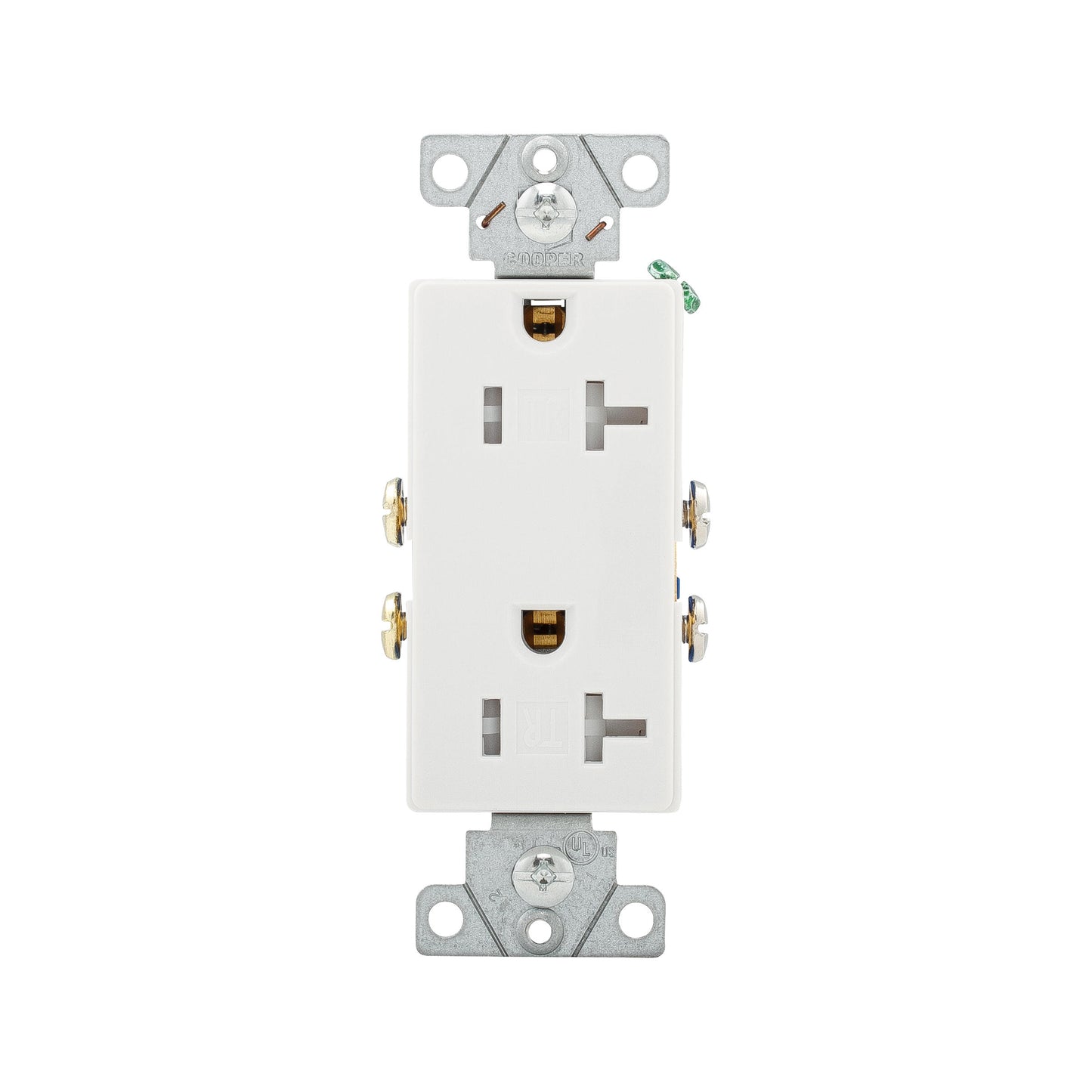TR1307W | Eaton TR Decora Receptacle, 20A, White