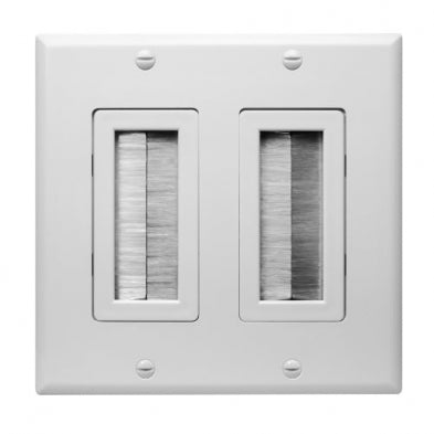 Dual Brush Decora Style Wall Plate and Insert | SC-225