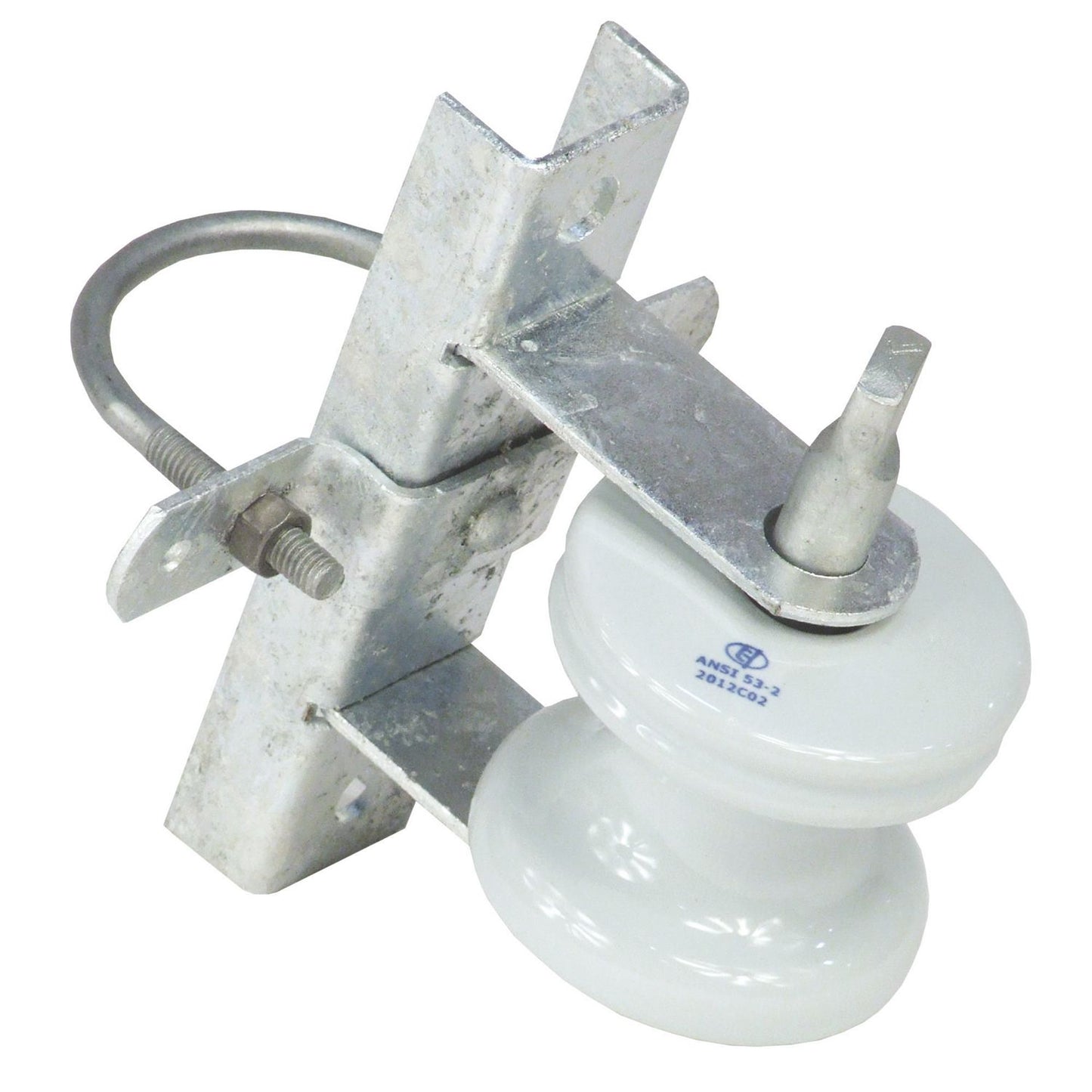 Portacarretes de alta resistencia MM201 de Microlectric®, para uso con mástil de entrada de servicio de 200 A, acero