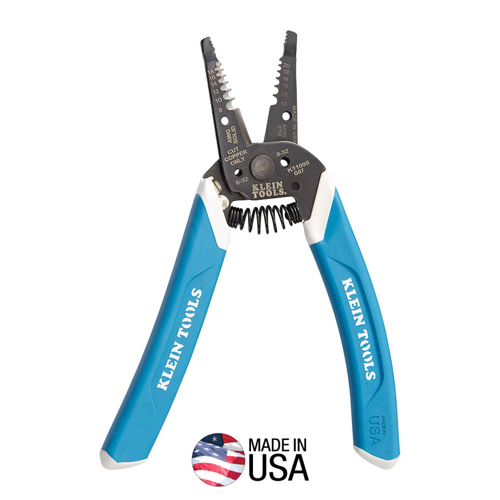 Klein Tools K11095 Klein-Kurve® Wire Stripper / Cutter, 8-20 AWG