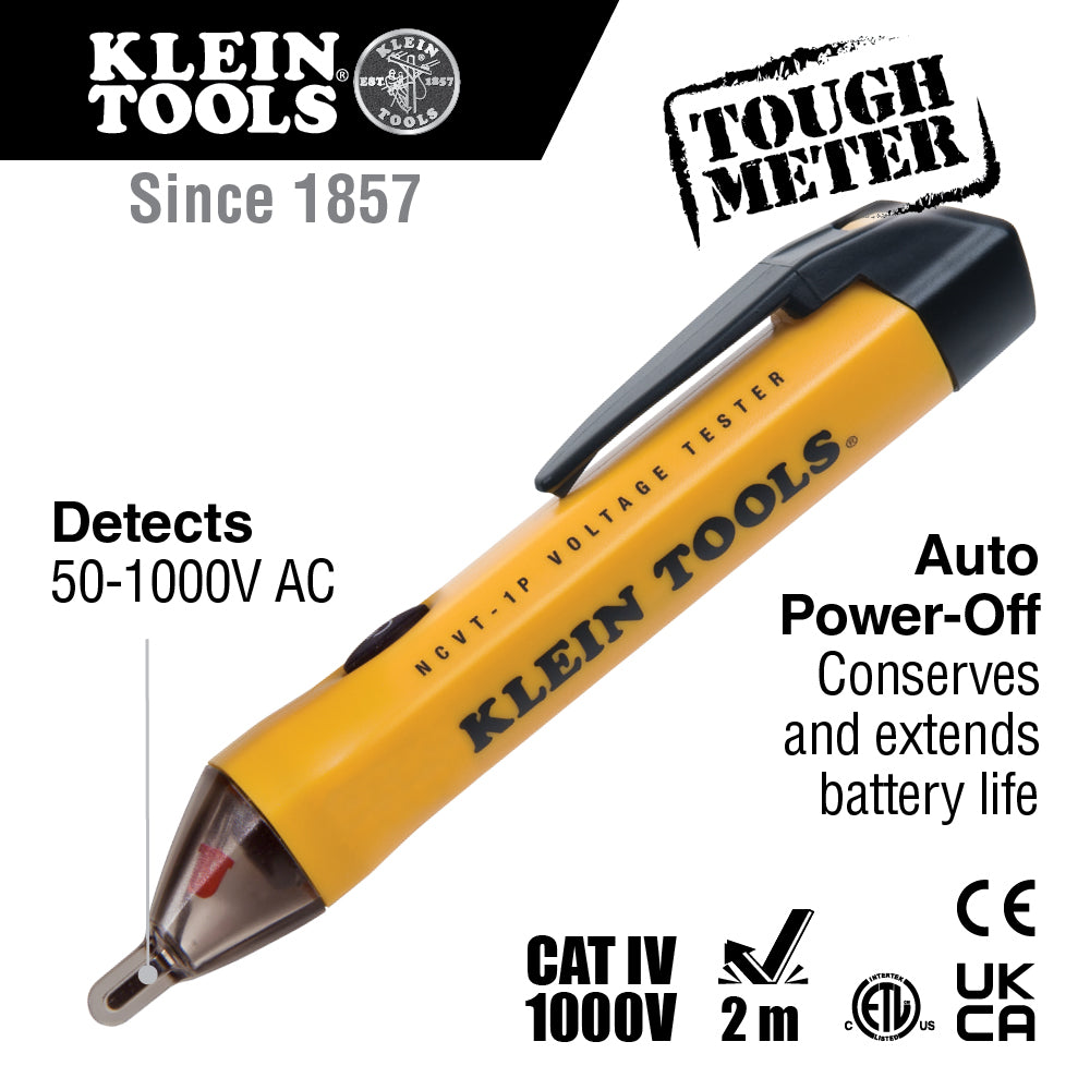 Non-Contact Voltage Tester Pen, 50 to 1000V AC