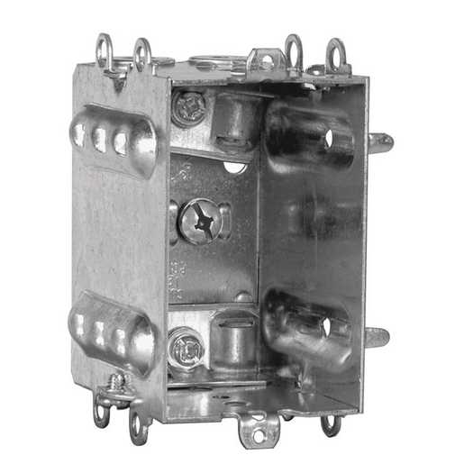 1104LHU | Hubbell Single Gang Device Box, 2 ½" Deep