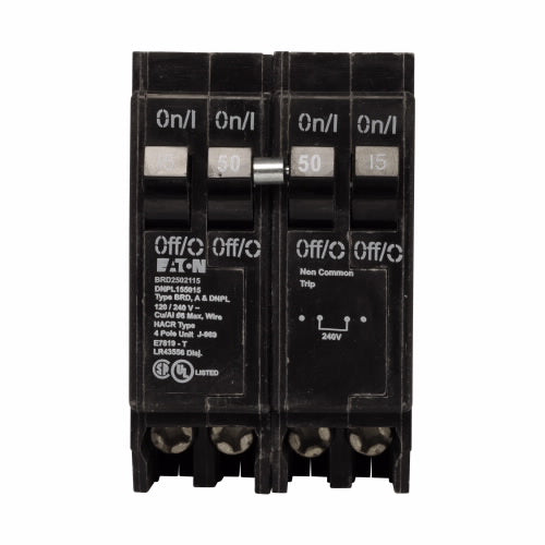 DNPL155015 - Eaton Cutler-Hammer 50 Amp Quad Circuit Breaker