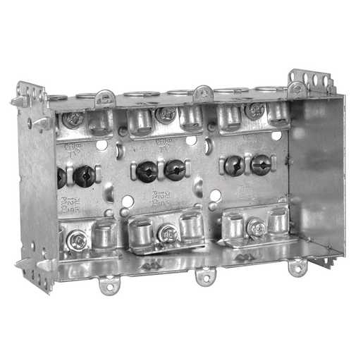 2104LLEU3BAR | Hubbell 3-Gang Device Box