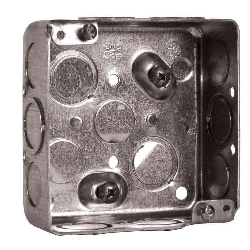 52151K | Hubbell 4" Square Box, 1-1/2 In. Deep