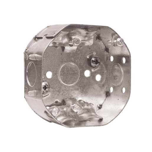 54151L | Hubbell Octagon Box, 1-1/2 In. Deep