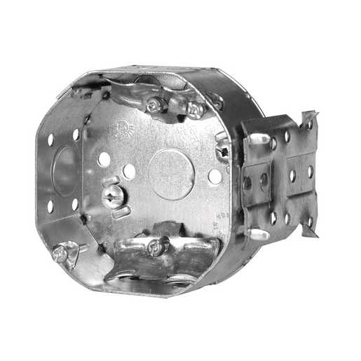 54151LB | Hubbell Octagon Box, 1-1/2 In. Deep