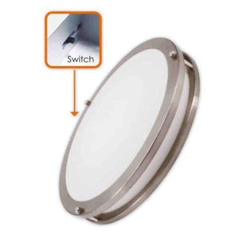 Votatec 12″ Slim Flush Mount – 3Way CCT | VO-RF12W24-120-D-3Way