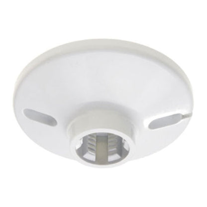 Keyless Lamp Holder, E26 Base, White