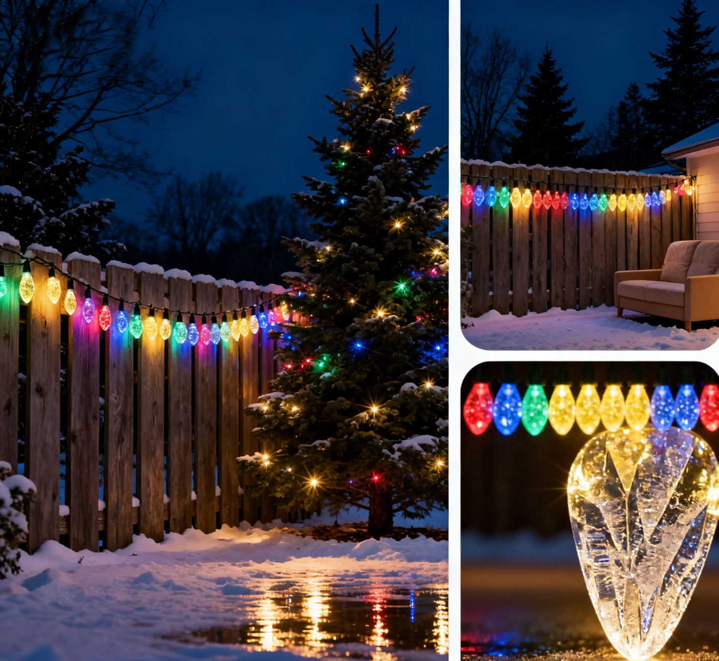 Strawberry Lamp String Lights | App-Controlled Waterproof Decorative Lighting