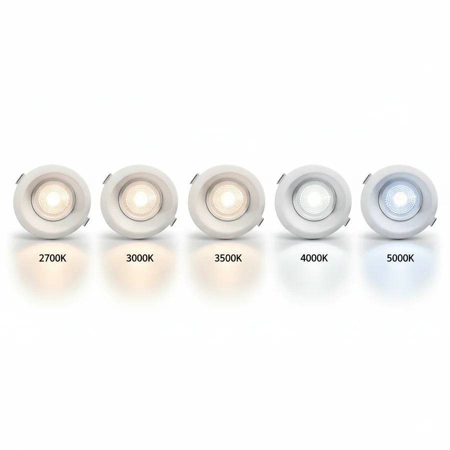 SLIM2TRG-5CCT | Ortech 2" LED Regressed Gimbal Downlight 5CCT