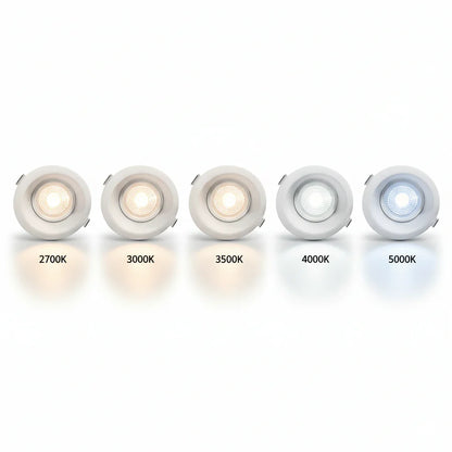 SLIM2TRG-5CCT | Ortech 2" LED Regressed Gimbal Downlight 5CCT