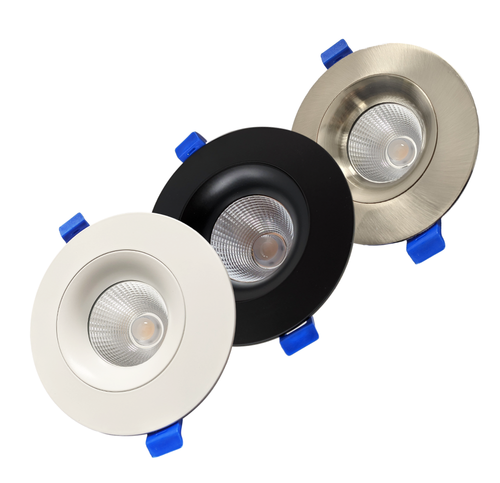 Dawnray DR40RBD-WH 4" Dim to Warm LED Baffle Recessed Fixture