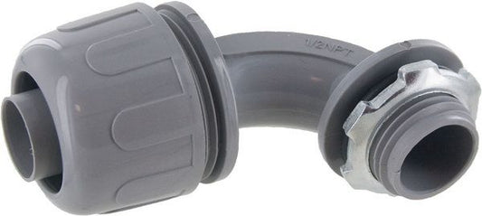 CCNY50908 Non-Metallic Connector Liquid Tight Connector 90 deg, 1/2 in