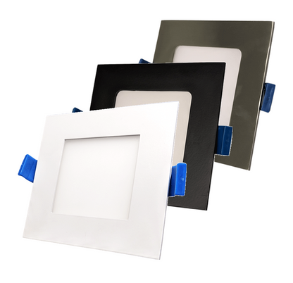 Dawnray 4" LED Slim Panel Square | DR40SF-WH/BK/SN