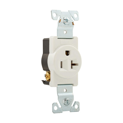 5361W - Eaton Single Straight Blade Receptacle, 125 VAC, 20 A