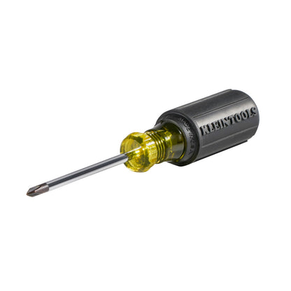 Klein Tools 603-3 #1 Phillips Screwdriver, 3-Inch Round Shank