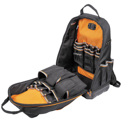 62800BP | Klein Tools Tradesman Pro™ XL Tool Bag Backpack, 40 Pockets