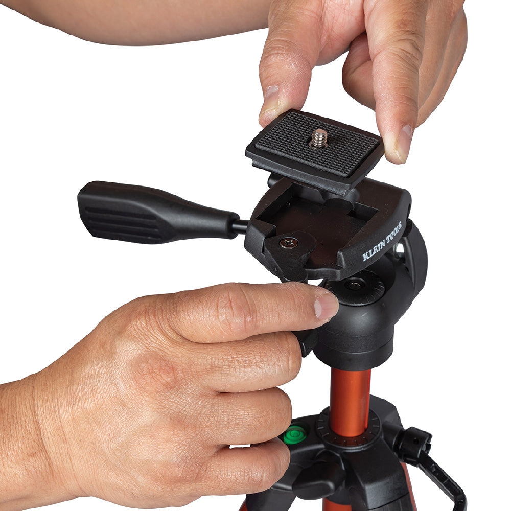 69345 | Klein Tools Adjustable Tripod, 22″ to 61″ Aluminum Mount