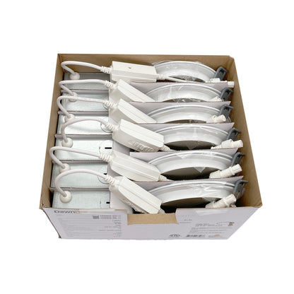 Dawnray CP04FR-WH/BK 4" LED Slim Panel Round 6pcs in one pack