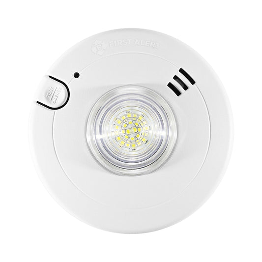 BRK 7020BSLA Hardwired Photoelectric Smoke Alarm & LED Strobe