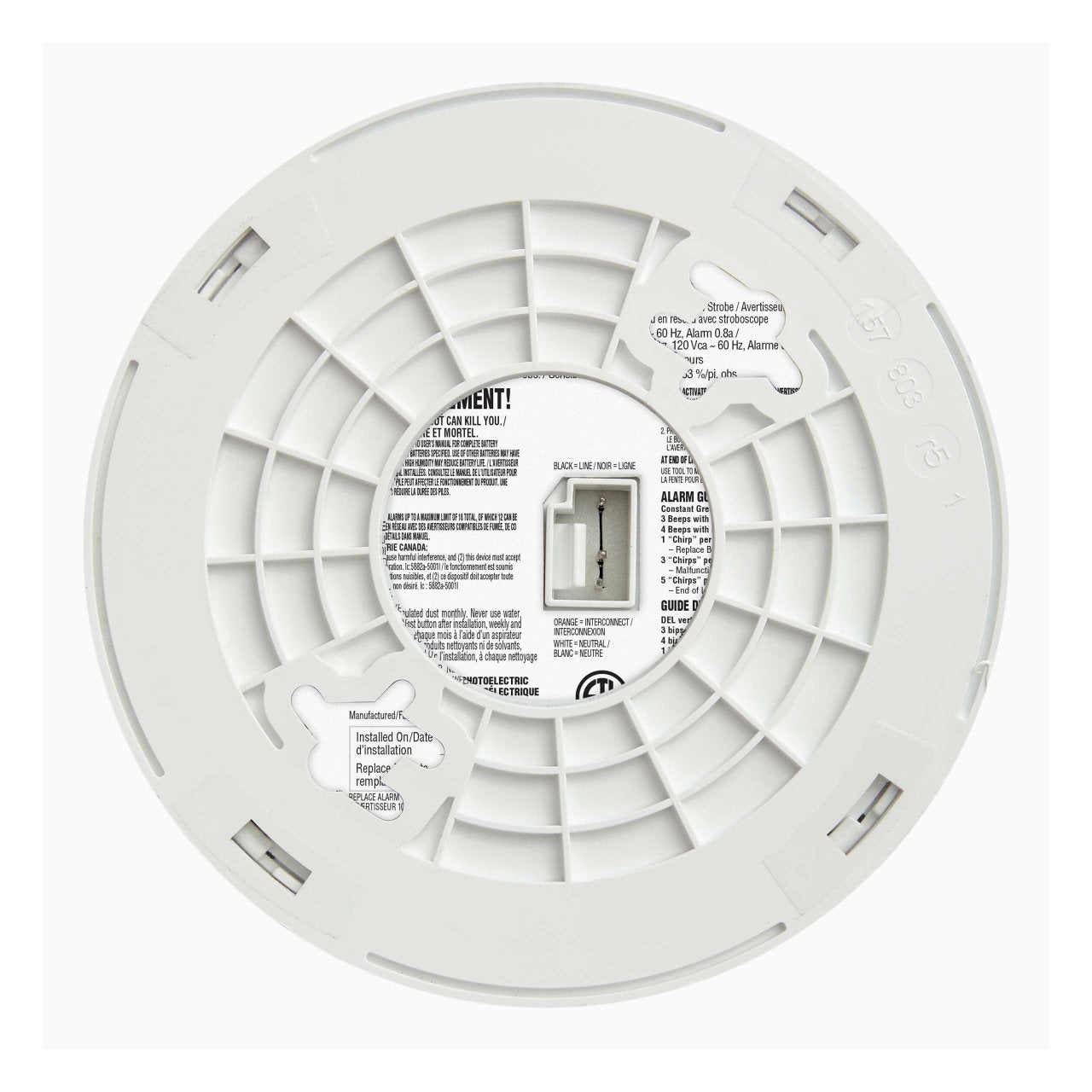 BRK 7030BSLA Hardwired Combo Smoke/CO Alarm W/10-Year Battery Backup